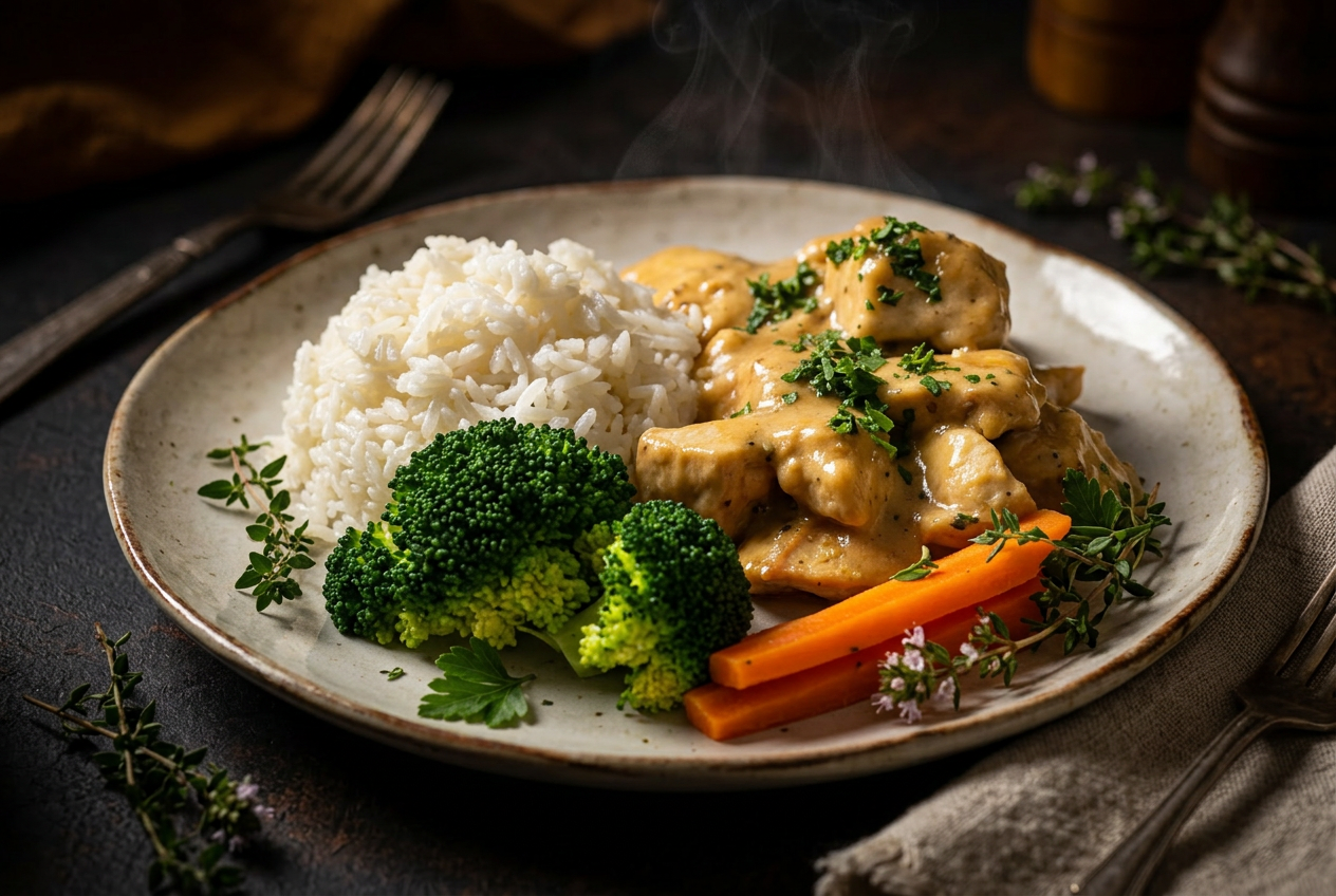 Chicken with Thyme Sauce